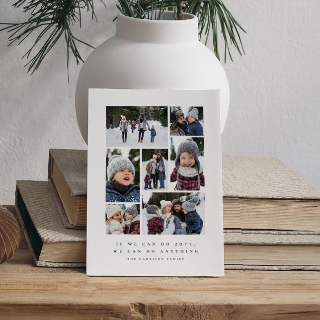 2025 fun inspirational photo collage holiday card (Creator Uploaded)