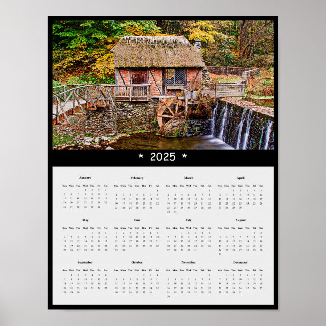 2025 Gomez Mill Wall Calendar Poster (Front)