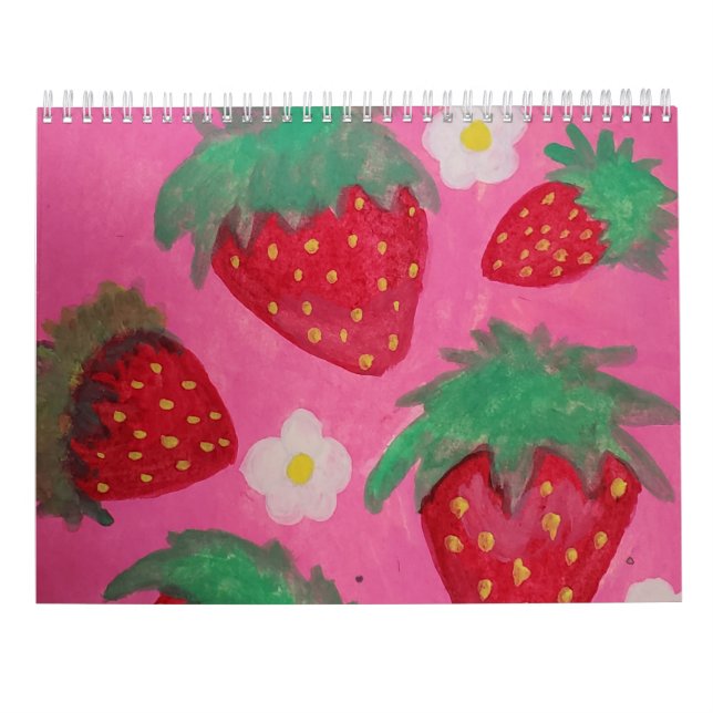 2025 Gouache Illustrations  Calendar (Back)