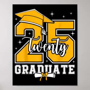 2025 graduate class of 2025 senior high school2025 poster