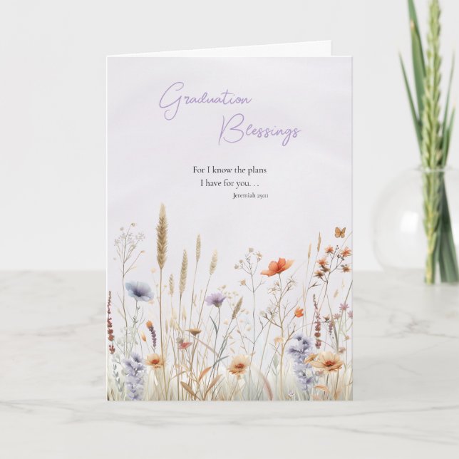 2025 Graduation Blessings Orthodox Christian Card (Front)