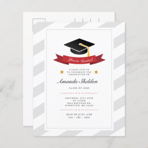 2025 Graduation Elegant Grad Party Invitation