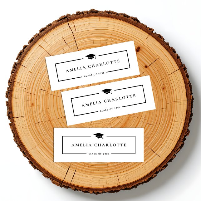 2025 Graduation Name Cards - Modern Minimalist (Creator Uploaded)