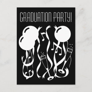 2025 Graduation party invitation postcards