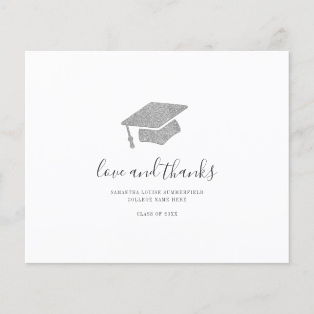 2025 Graduation Thank You Photo Script Card (Front)