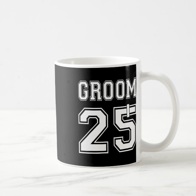 2025 Groom Engagement Party Matching Honeymoon Jus Coffee Mug (Right)