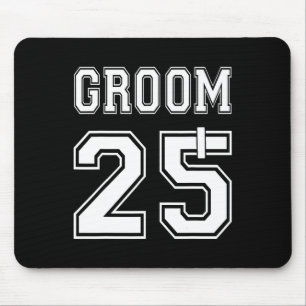 2025 Groom Engagement Party Matching Honeymoon Jus Mouse Pad