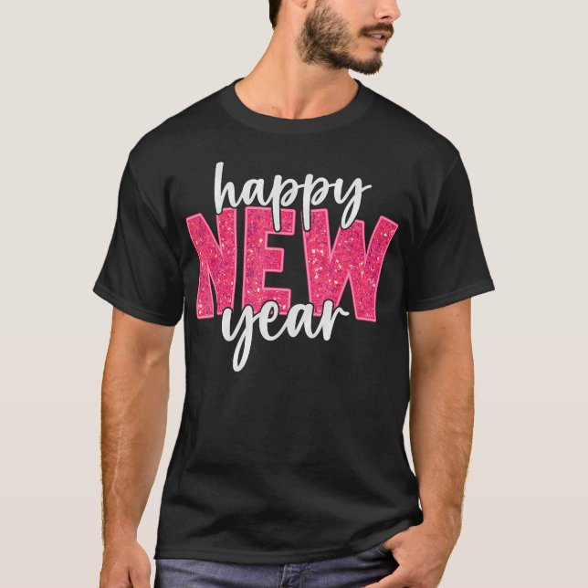 2025 Happy New Year Celebration 2025 Party Family  T-Shirt (Front)