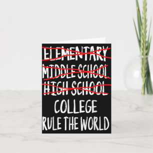 2025 High School Graduation - Funny High School Gr Card