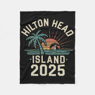2025 Hilton Head Island Family Vacation Friends Tr Fleece Blanket