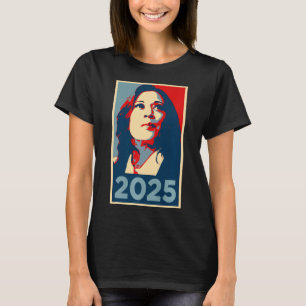 2025 Inauguration Kamala Harris Obama Poster 47th  T-Shirt