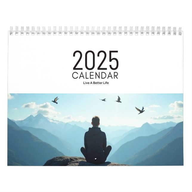 2025 Inspirational Life Quotes Wall Calendar (Cover)