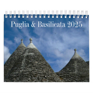 2025 Italy calendar - Puglia & Basilicata