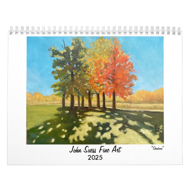 2025 John Suess Fine Art Wall Calendar (Cover)