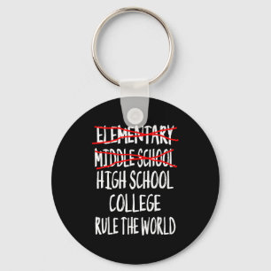 2025 junior high graduation funny middle school key ring