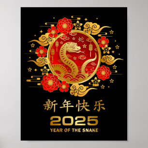 2025 Lunar New Year Chinese New Year  Poster