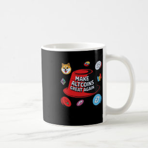 2025 - Make Altcoins Great Again Funny Crypto Desi Coffee Mug