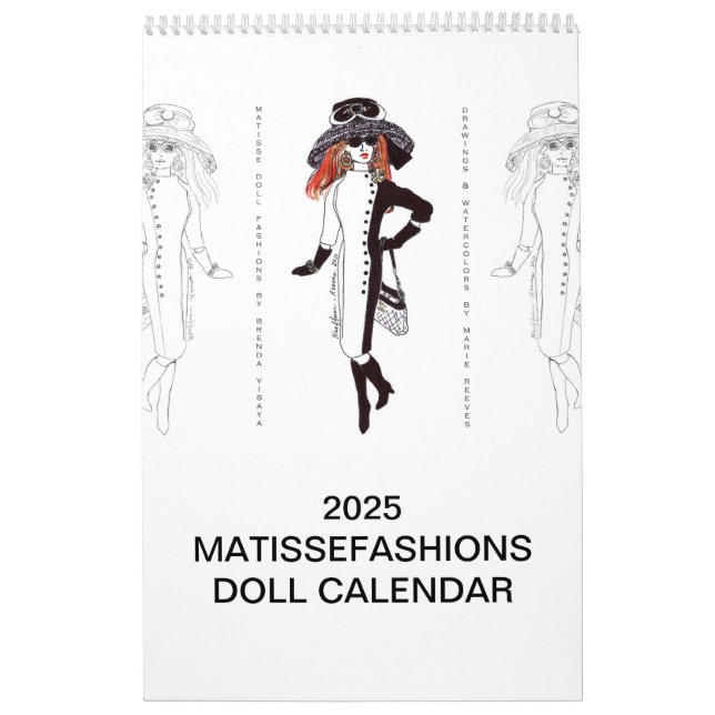 2025 MatisseFashions Illustration Calendar (Cover)