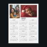 2025 Mini Calendars | Family Photos Personalised<br><div class="desc">A cute little 2025 mini calendar to stick on your frig! Add your family photo and edit the text to put a holiday greeting in the personalise area.</div>