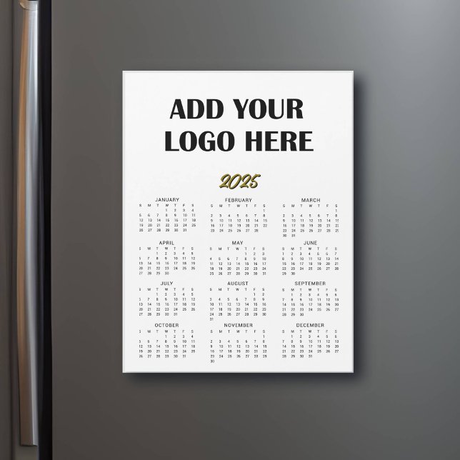 2025 Mini Calendars | Personalised Business Logo (Creator Uploaded)
