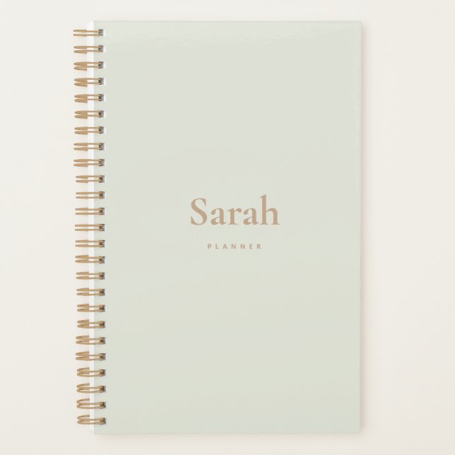 2025 Minimalist Customisable  Planner (Front)