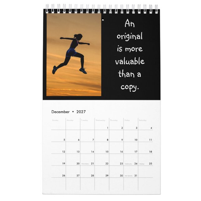 2025 Moderm Calendar Create your own custom (Dec 2027)
