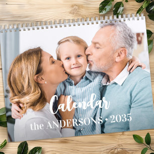 2025 Modern Custom Photo Create Your Own Family Calendar