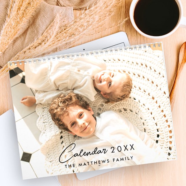 2025 Modern Custom Photo Create Your Own Family Calendar (Creator Uploaded)