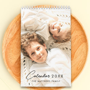 2025 Modern Custom Photo Create Your Own Family Calendar