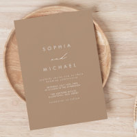 2025 Modern Earthy Neutrals Wedding