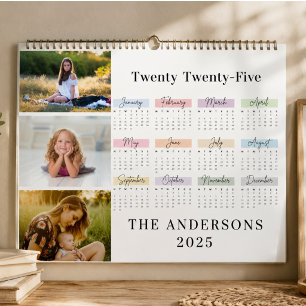 2025 Modern Family 4 Photo Collage Custom Mouse Pad