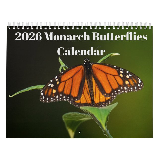 2025 Monarch Butterflies Calendar (Cover)