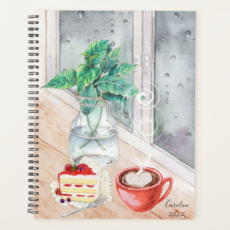 2025 Monogram Name Coffee Cake Planner