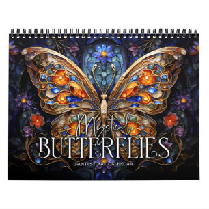 2025 Mystical Butterflies Fantasy Art Calendar