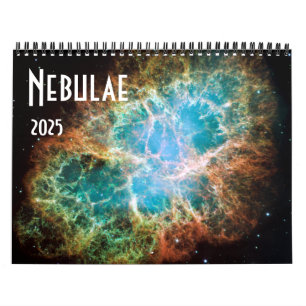 2025 NASA Space Nebulae Astronomy Stars Calendar