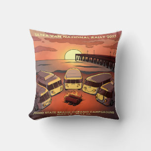 2025 National Rally logo pillow