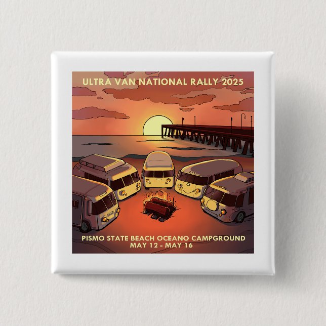 2025 National Rally logo square button (Front)