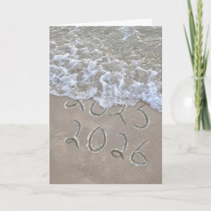 2025 New Year Beach Card