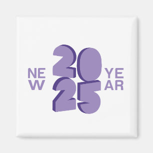 2025 New Year Magnet