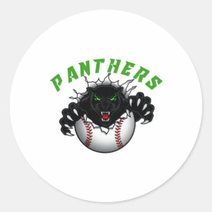 2025 Panther Youth Bysebyll  Classic Round Sticker