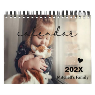 2025 Pets Custom Photo Create Your Own Calendar