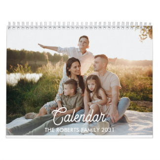 2025 Photo Calendar Custom Title and 13 Photos