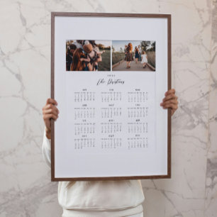 2025 Photo Calendar Poster Print