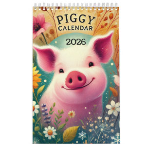 2025 Piggy Pig Calendar