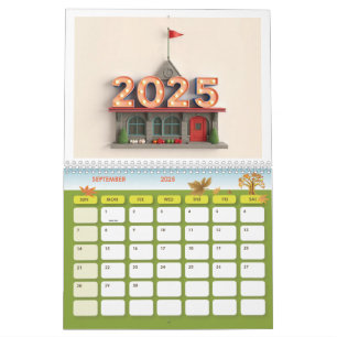 2025 Premium Wall Calendar – Stylish & Functional