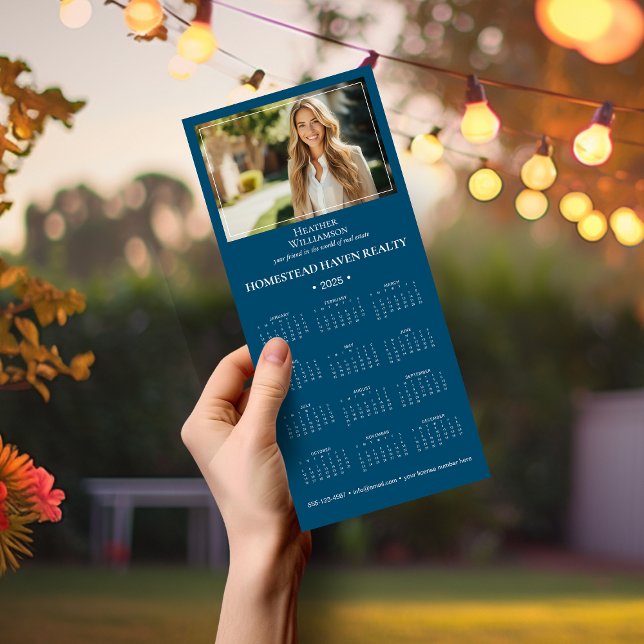 2025 Professional Business Magnetic Calendar/Blue (Creator Uploaded)