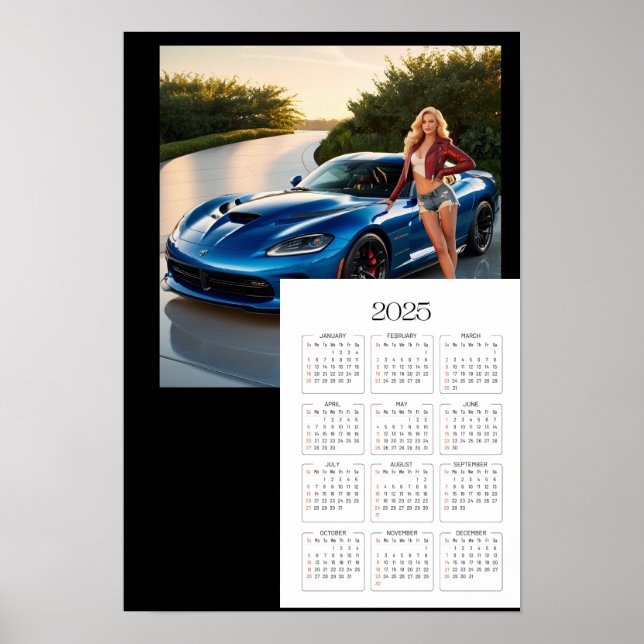 2025 QT Calendar  Poster (Front)