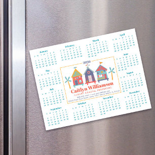 2025 Real Estate Agent Calendar Beach House Magnet