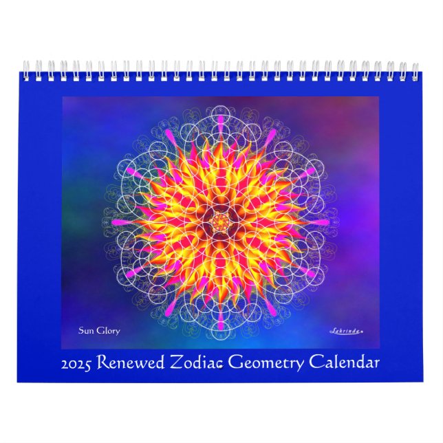 2025 Renewed Zodiac Geometry Calendar (Cover)