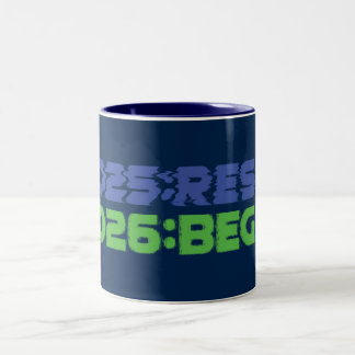 2025:RESET/2026:BEGIN Mug